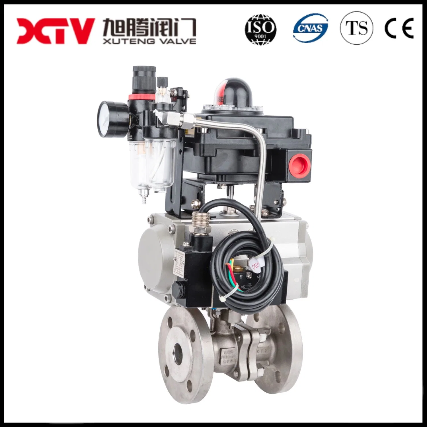 Xt Stainless Steel Flanged Floating Ball Valve with High Platform