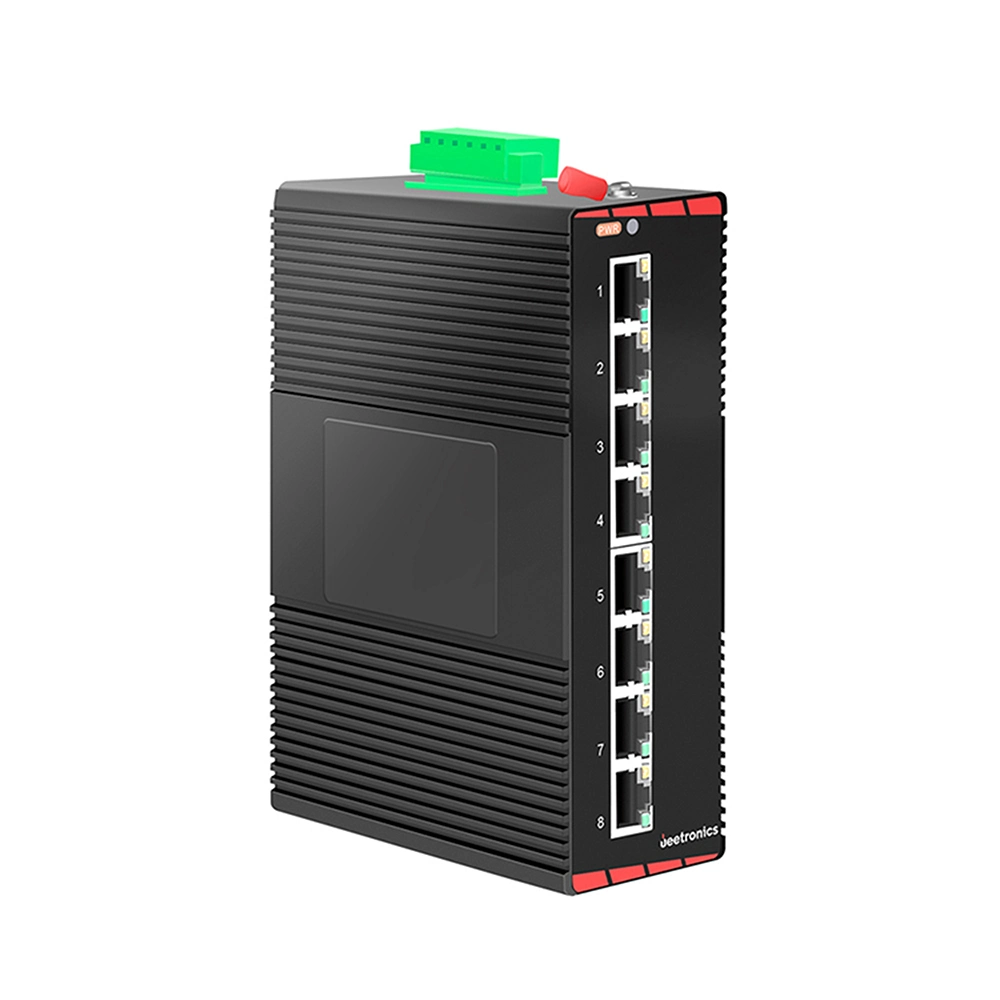 Switch Ethernet Poe no administrado de 8 puertos con 100m Uplink 120W Interruptor