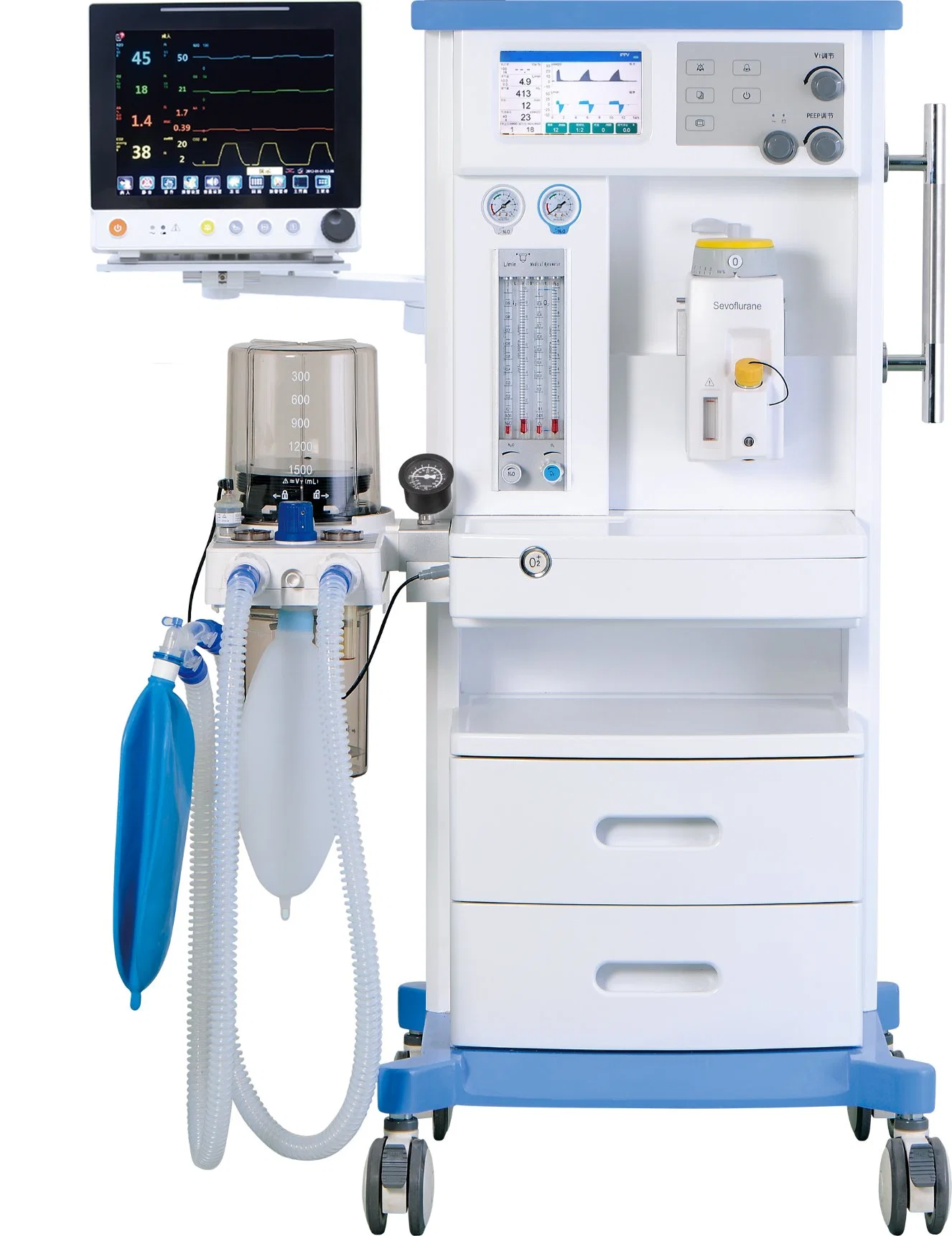 Human Use Portable Anesthesia Machine with Ventilator High quality/High cost performance  and Cheap Price Anestesia Machine