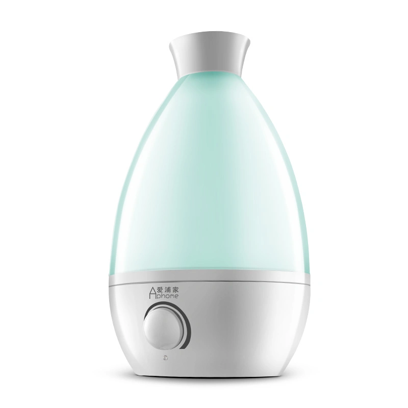 Mini humidificateur d'air pour gouttes d'eau de bureau 1,5 l avec humidificateur de brume Voyant LED