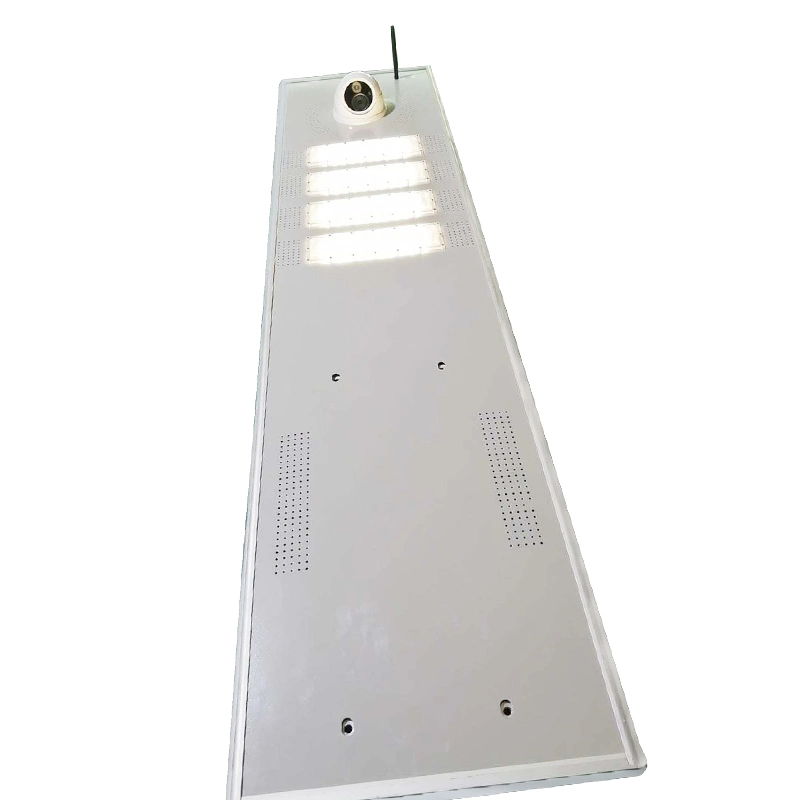 120W Integrated All in One LED Solar Street Garden Light with CCTV Camera