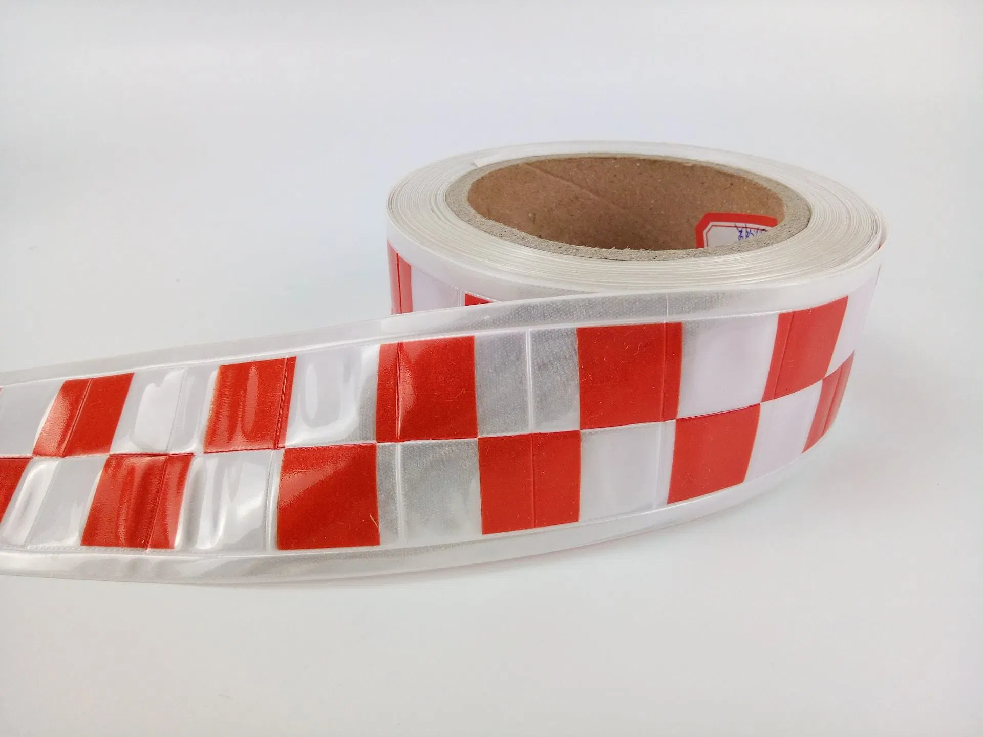 High Visibility Reflective Checker/Grid/Lattice Tape Material for Safety Jacket