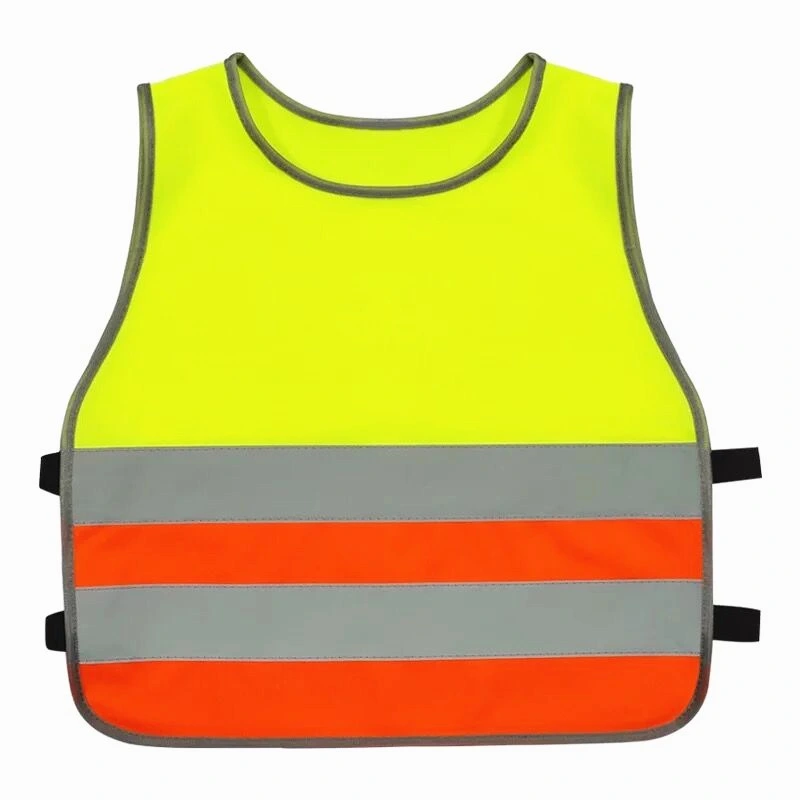 High Visibility Mesh Reflective Roadway Kids Safety Vest for Children