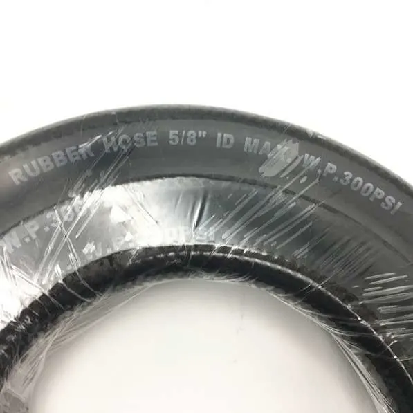 50FT X 3/8" Inch Heavy Duty Industrial Rubber Air Hose