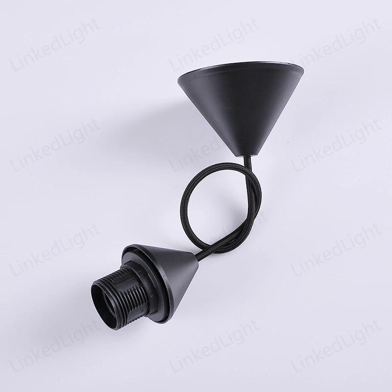 Plastic Hanging Light Socket DIY Ceiling Pendant Lamp E27