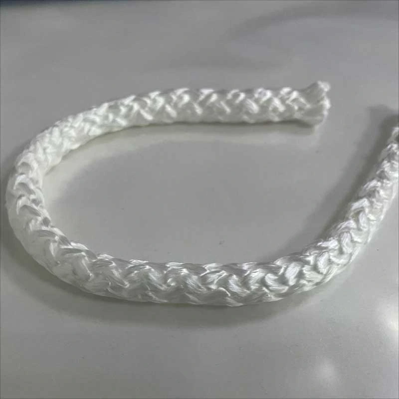 Hot Sale Glass Fiber Braided Rope Glass Fiber Working Temperature 500-600c Bio-Soluble Fiber Rope Fiberglass Products