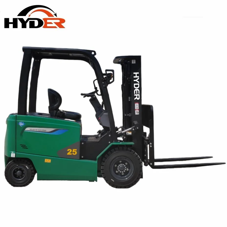 Manufacture Price 2.5t Counterbalance Lithium Battery Electric Forklift with Side Shift