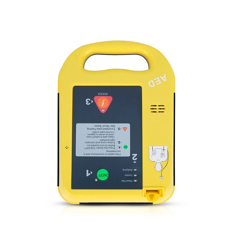 Aed7000 primeros auxilios cardiacos DEA Entrenamiento público de rescate DEA portátil Desfibrilador externo automático para emergencias de DEA en hospitales