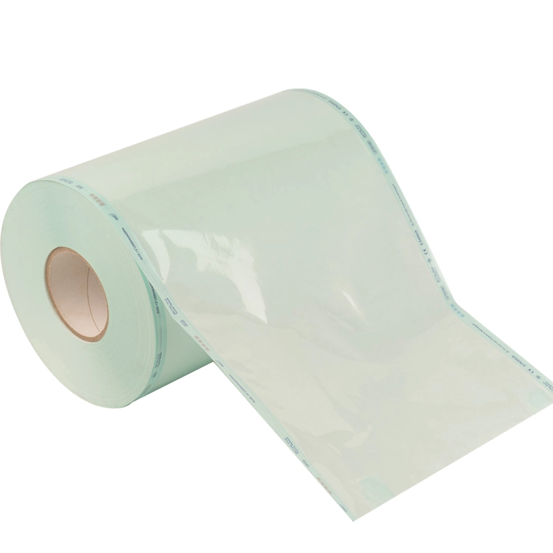 Hot Selling Sterilization Medical Disposable Flat Pouch Reel Roll Medical Device Packaging