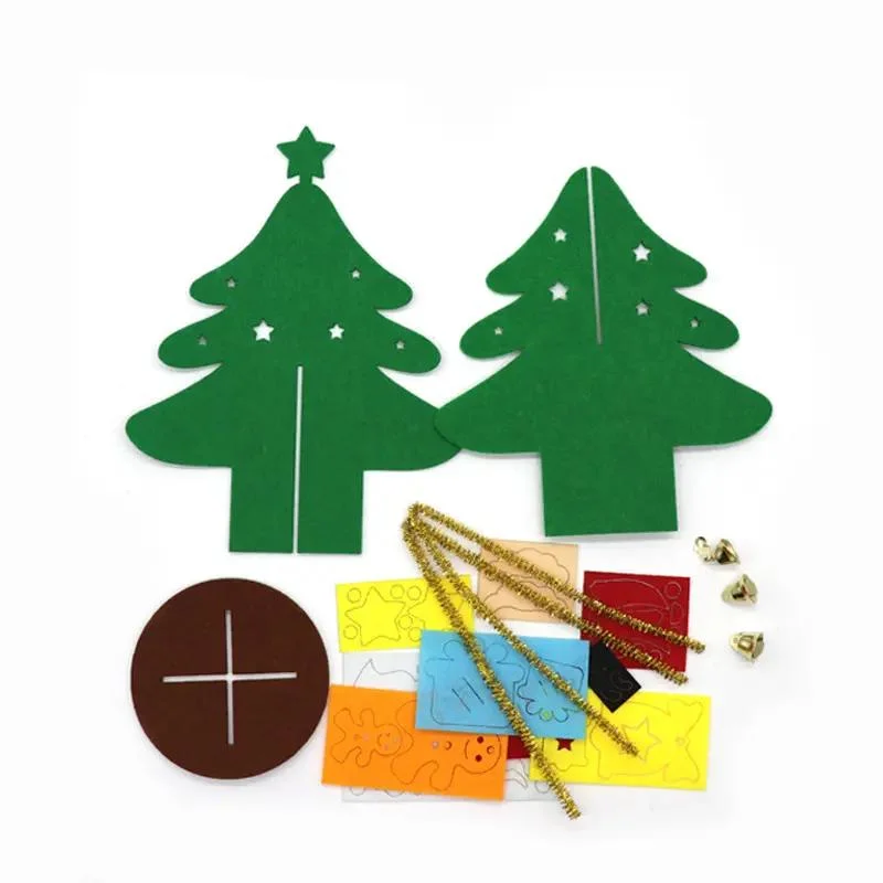 Christmas Tree Craft Assembly Easily Decorative Interesting Handmade Tree