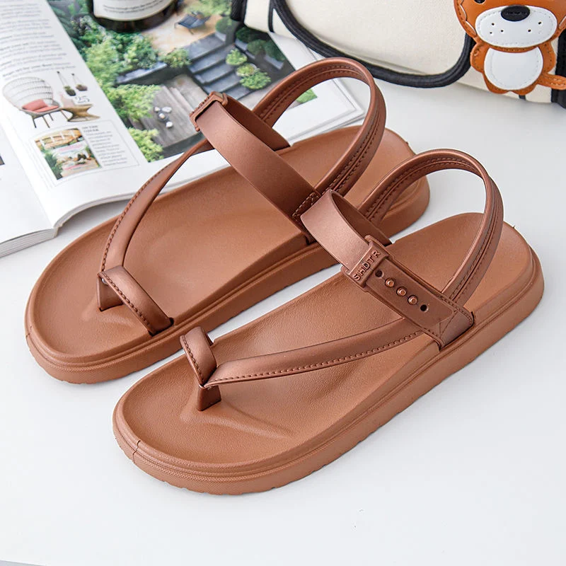 New Popular Fashion Clip-Toe Ladies Versatile Trend Comfortable Non-Slip Sandals