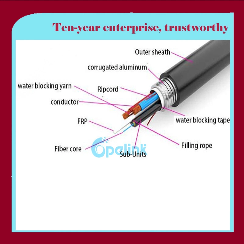 OEM High quality/High cost performance  Optical Power Composite Cable, Optoelectronic Hybrid Cable, Hybrid Photoelectric Composite Cable