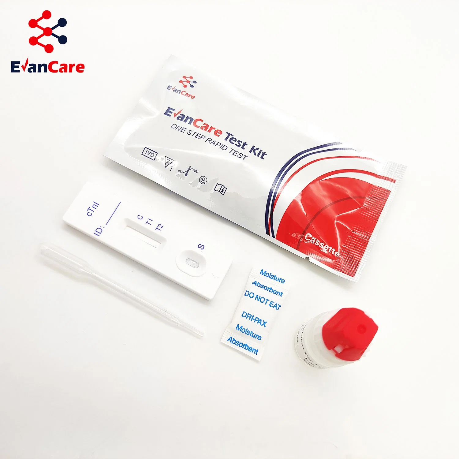 Ctni Blood Test, OEM, Poct Quantitative Determination Kit for Cardiac Troponin I (cTnI) (Serum/Plasma)