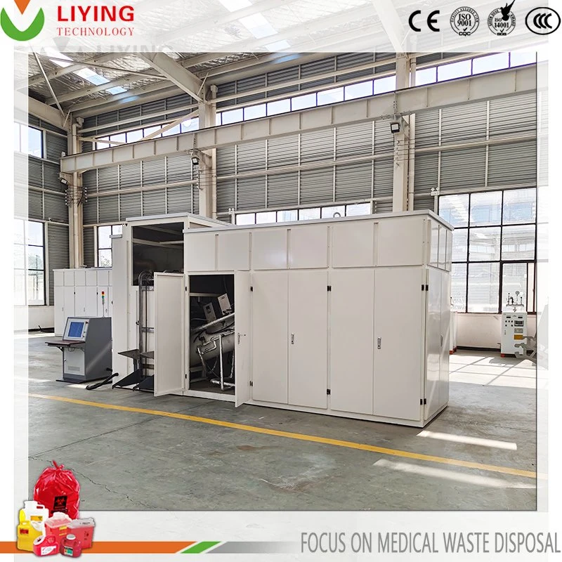 60kg/H Non-Pollution Hospital Medicla Garbage Microwave Disposal Equipment Biomedical Refuse Sterilizer