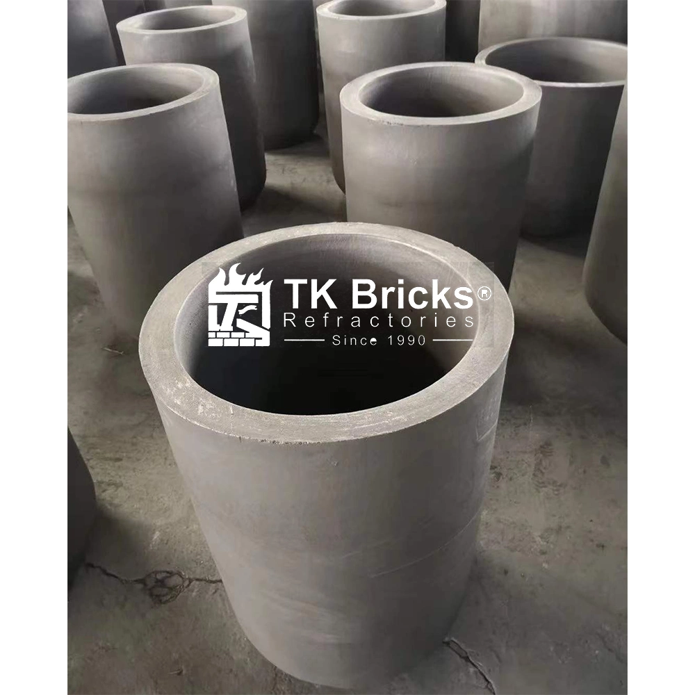 China Manufacturer Price Big High Density Sic Graphite Crucible for Melting Metal