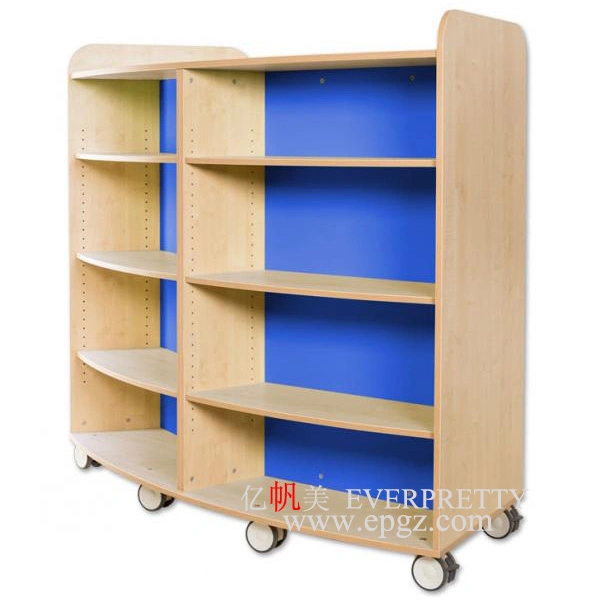 Colorful Children Library Shelf Display Rack