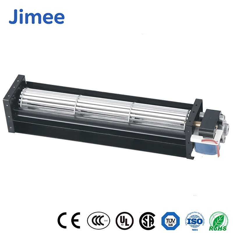 Jimee Motor China Cross Fan Blade Manufacturer Quality Best Small Snow Blower Jm-1035 Capacitor Induction Motor Tangential Fans Blowers for Heater for Air Dryer