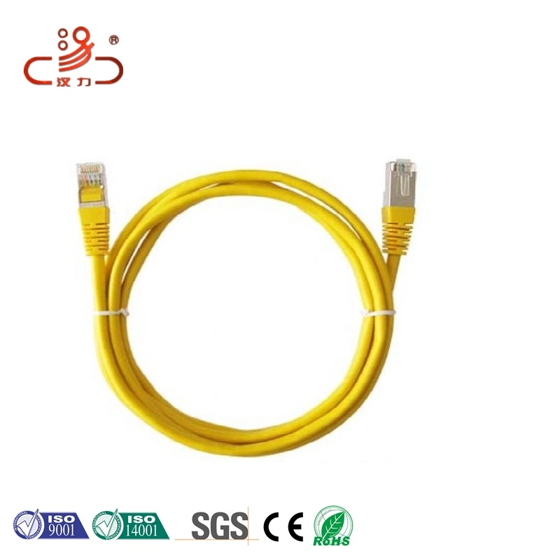 Cordon de raccordement CAT6A Deluxe avec tresse en coton S/FTP Câble de raccordement Cat 6A