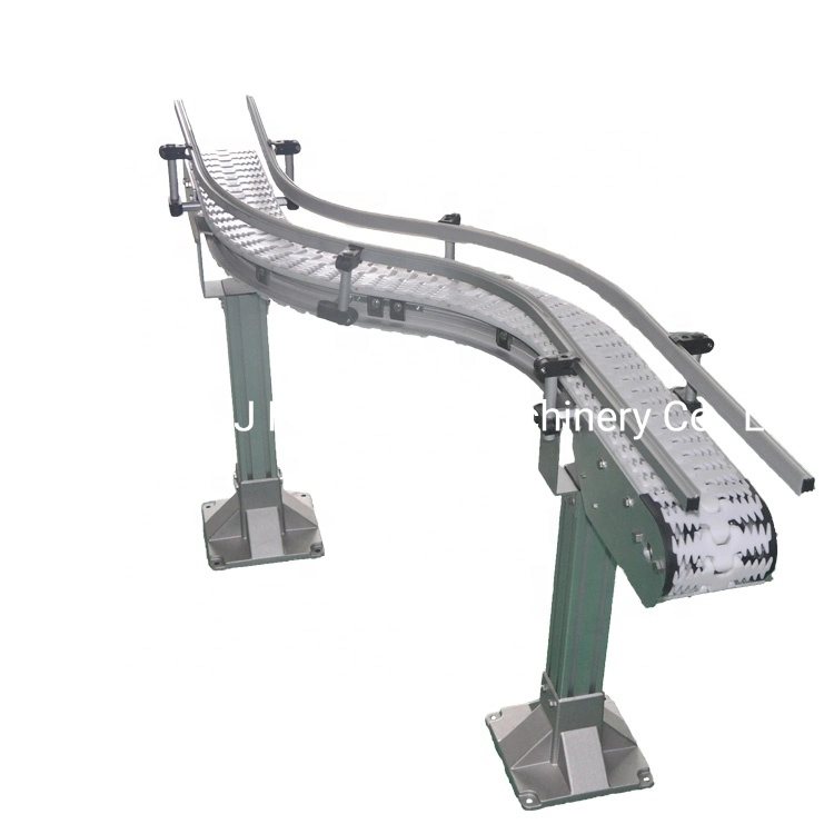 Stainless Steel Plain Chain Conveyor for Food Industry Aluminum Conveyor System with Finger Flexible Chain with 82.6 114 140mm Width