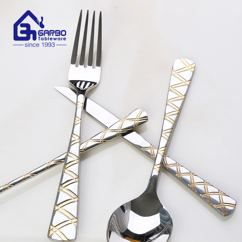 High quality/High cost performance  Mirror Polish Cutlery Sets Stainless Steel Spoons