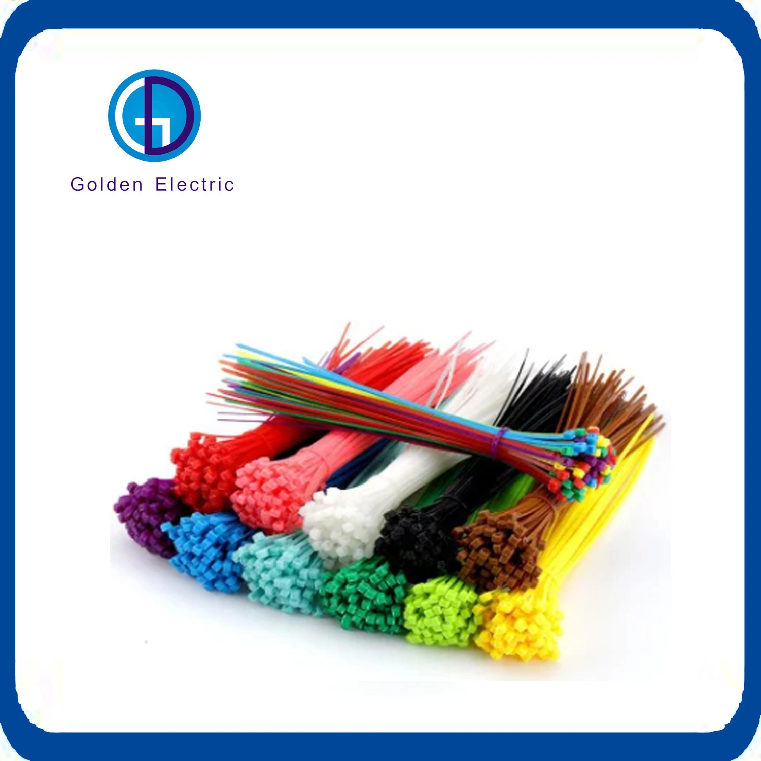 Colored Soft Releasable Self -Locking Type Plastic Cable Ties Nylon Zip Ties