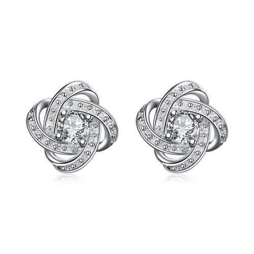 Fashion Jewelry Best Quality 925 Sterling Silver Stud Wedding Earrings Jewellry