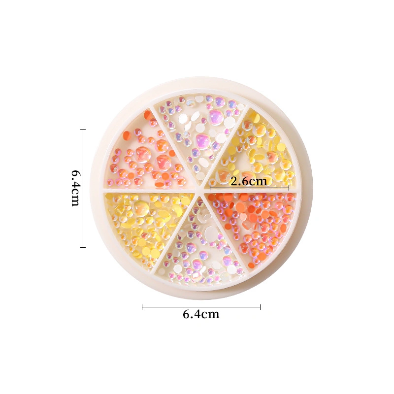 Nail Beauty Three-Dimensional Soft Clay Color Candy Cartoon Girl Love Nail Disc Japanese DIY Nail Decoration