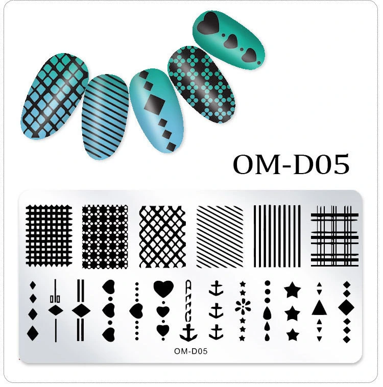 DIY Nail Art Design Tool Products, Pattern Transfer Stamp Nail Mould Supplies