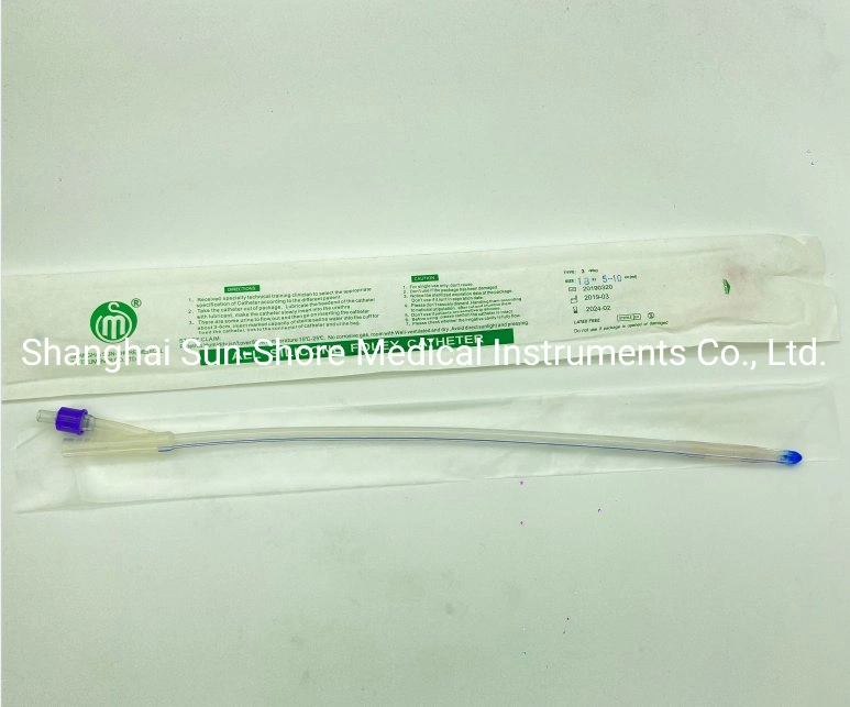 Silicon Foley Catheter Two Way and Three Way