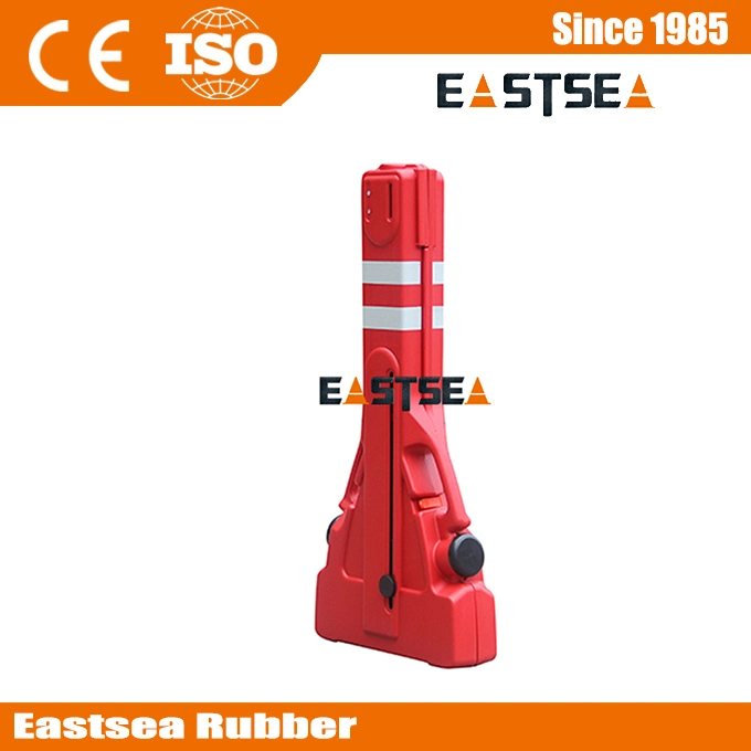 Red Roadblock Customizable Expandable Movable Door Safety Road Barrier