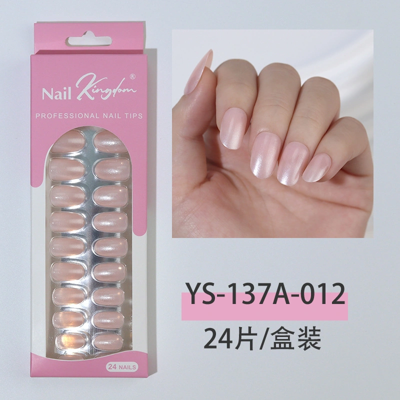 Flower Press on Nails Tips Private Label for Women Artificial Fingernails