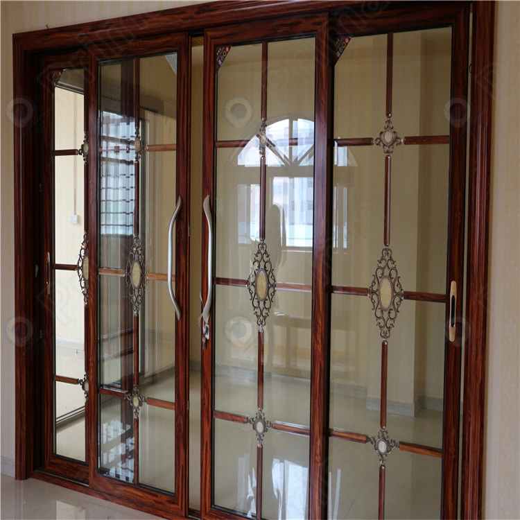 Residential Exterior Insulated High quality/High cost performance  Aluminum Glass Sliding Door for Villa