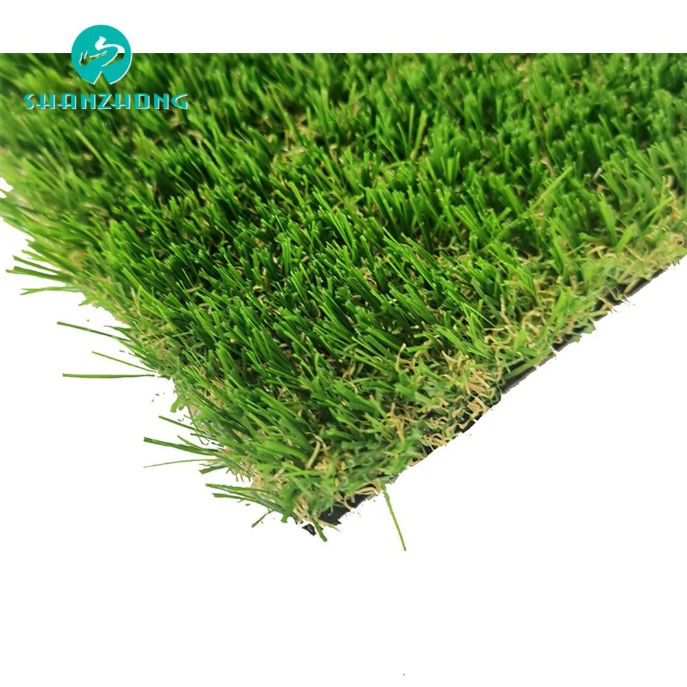 Grama Artificial verde natural Turf Pátio Exterior do ajardinamento durável e fábrica de relva sintética fosco suave