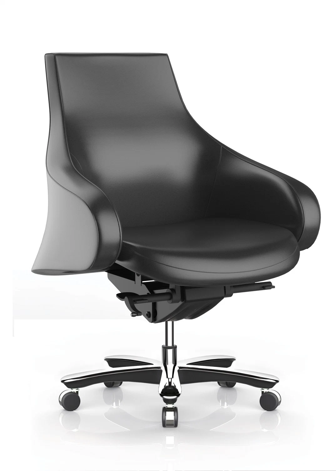 American Style Wholesale PU Leather MID Back Office Desk Chair