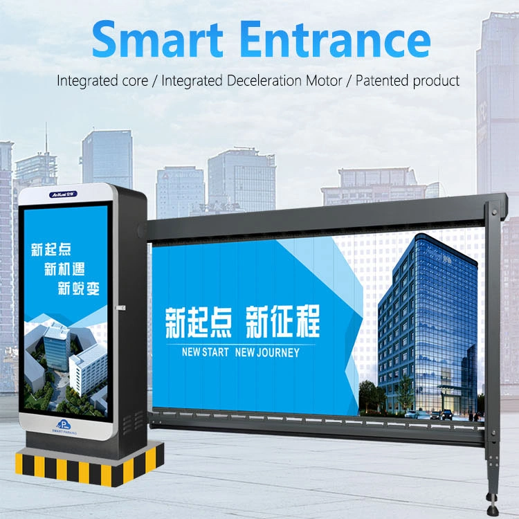 6 Million Mtbf Advertising Car Parking Boom Barrier Gate System