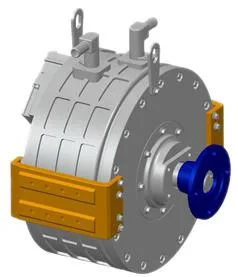 70kw de potencia nominal Lvkon Potencia máxima de 120 kw Motor de inducción AC Motor de imán permanente para vehículos eléctricos