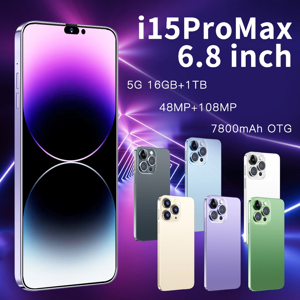 Chino Fabricante I15 15 PRO 15 PRO Max smartphone Proveedor Enviado