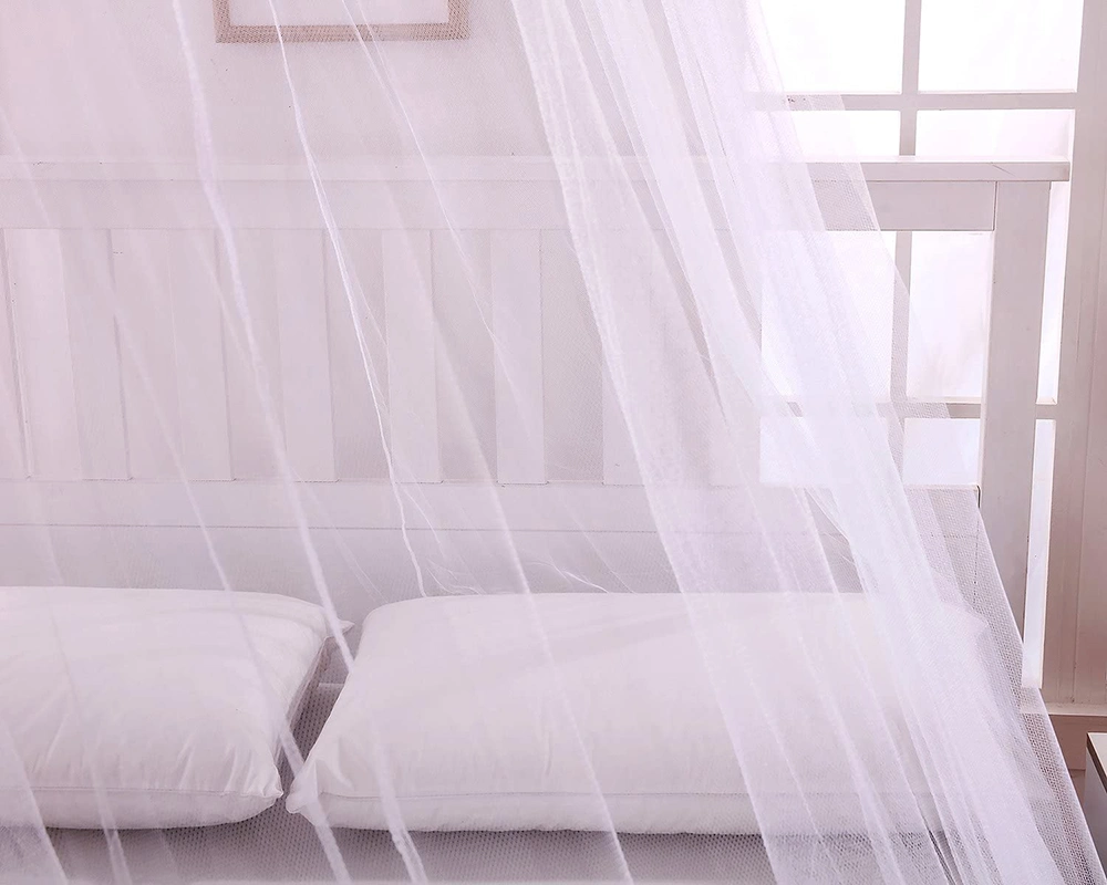 White Canopy Single to King Size Mosquito Net for Bed