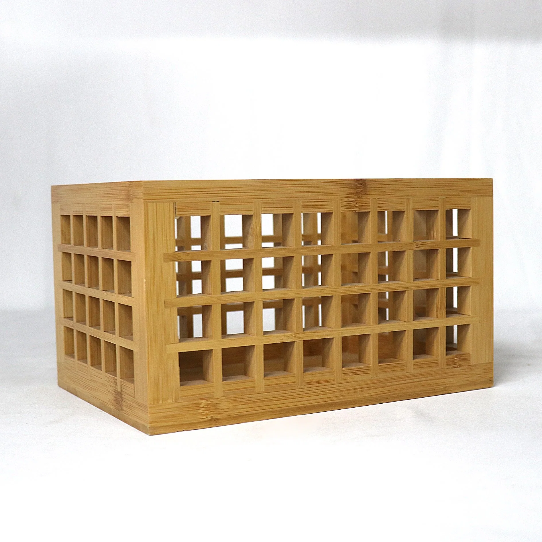 صندوق تخزين خشبي قابل للتكديس صندوق خشبي