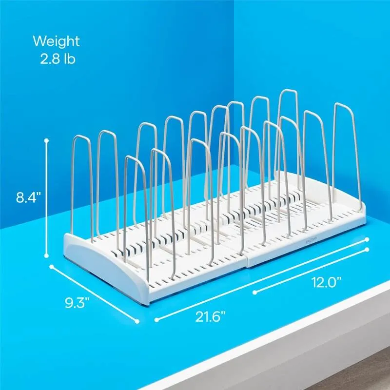 Kitchen Accessories Cabinet Dish Drying Rack Cookware Pans Platters Cutting Boards