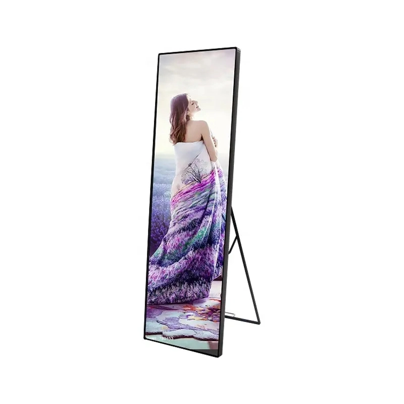 Indoor Digital Portable Display Shopping Mall Mirror Poster P2.5 Poster Digital Signage LED Display
