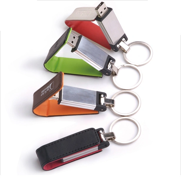 USB Flash Drive Factory Custom Creative Leather Printable Logo Car Music Storage Memory Stick 128GB Pendrive