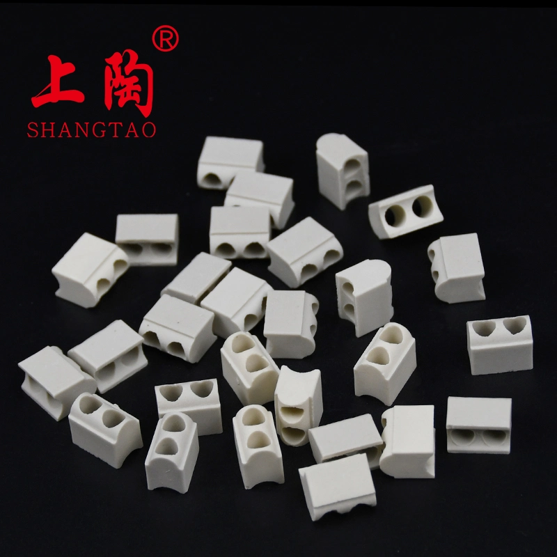 2022 Shanghai Gongtao 6mm 2holes Customized Alumina Zirconia Electrical Ceramic Plunger Ceramic Parts Insulator for Pump