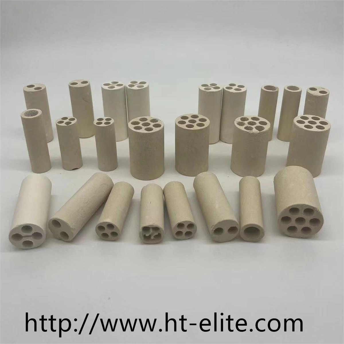 Industry High Purity Magnesia Oxide Ceramic Insulation Tubes for Cartridge Heaters