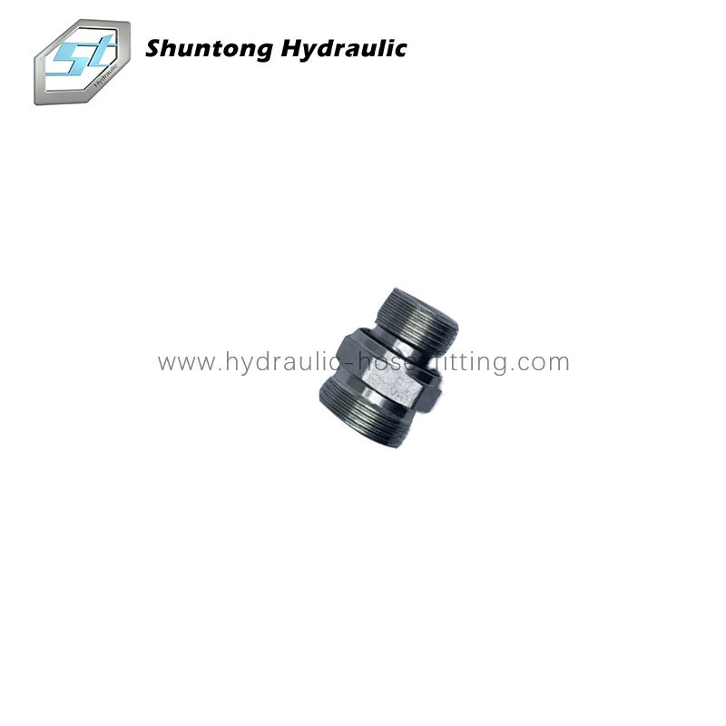 Hydraulic Hose Fittings Metric 24&deg; Male/Female/Male Tee Hydraulic Adaptors