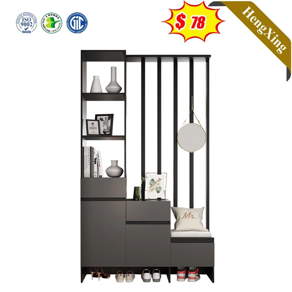 Hot Sale Modern Home Furniture Living Room Display Cabinet Wooden MDF File Racking Shelf