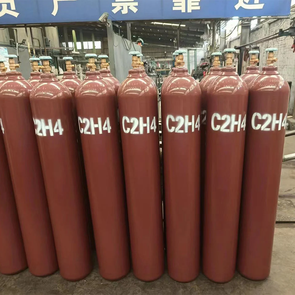 China Fabricante suministro de Productos químicos de Alta pureza 74-85-1 C2H4 Etileno
