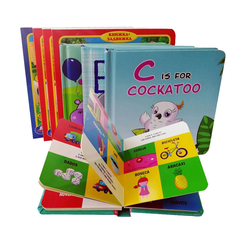 High Quality Customized Hardcover Pop up Kids Books Printing Card Board Books Cartoon Children Books Printing Book