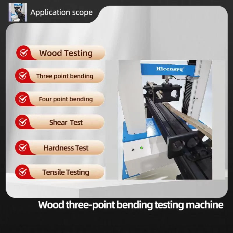 100kn Wood Testing Machine // Three-Point Bending/Four-Point Bending/Shear Test/Hardness Test/Tensile Test/Wood Test/Test Equipment