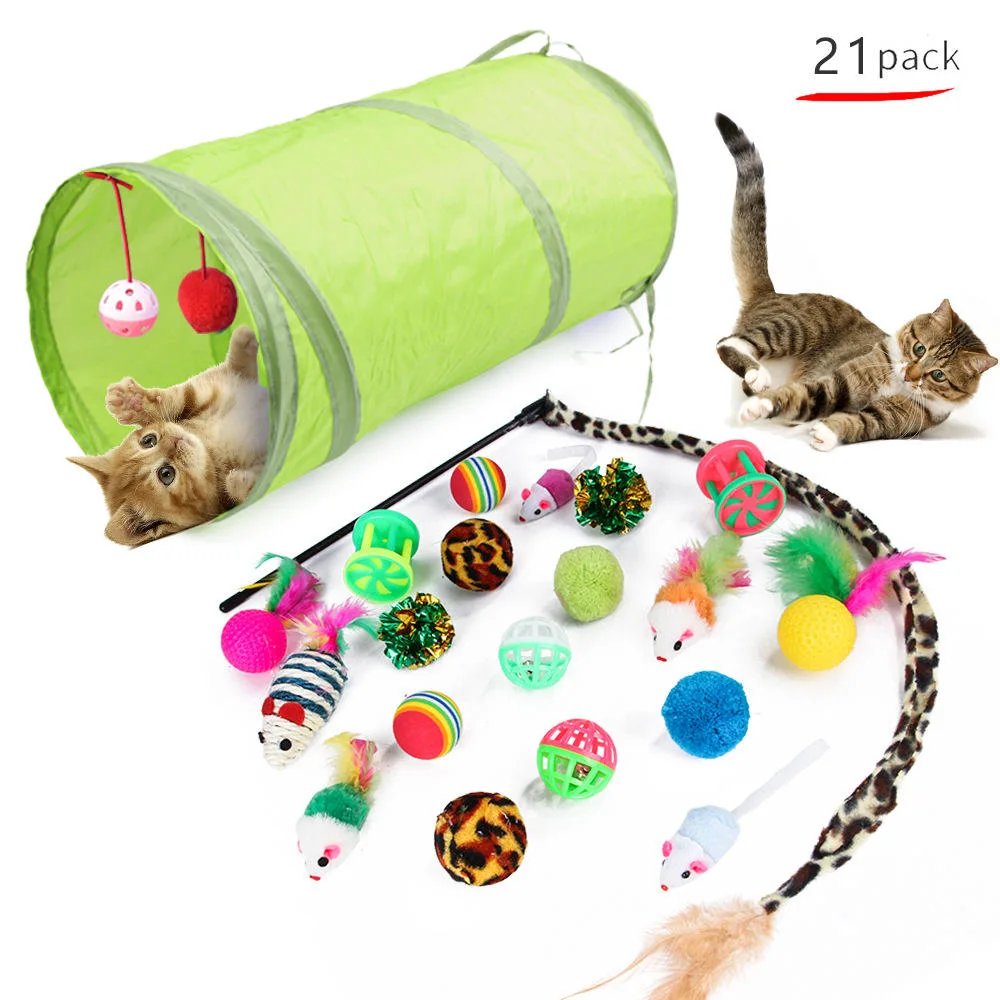 Plush Ball Bell Interactive Cat Toys